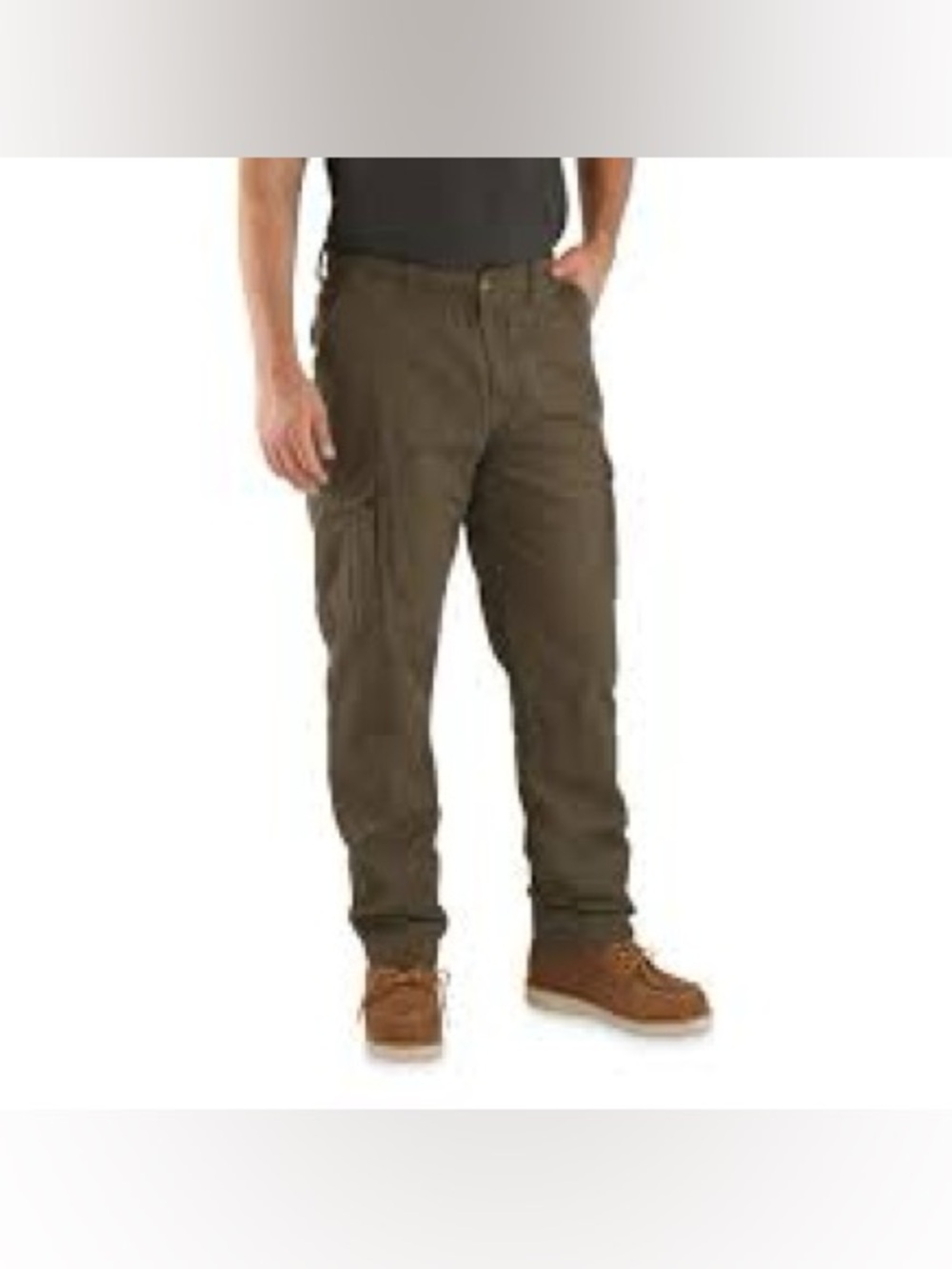 RedHead Flannel Lined Men's Olive Brown Cargo Pants
